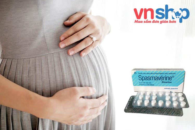 Có sử dụng thuốc Spasmaverine dùng cho bà bầu được không?
