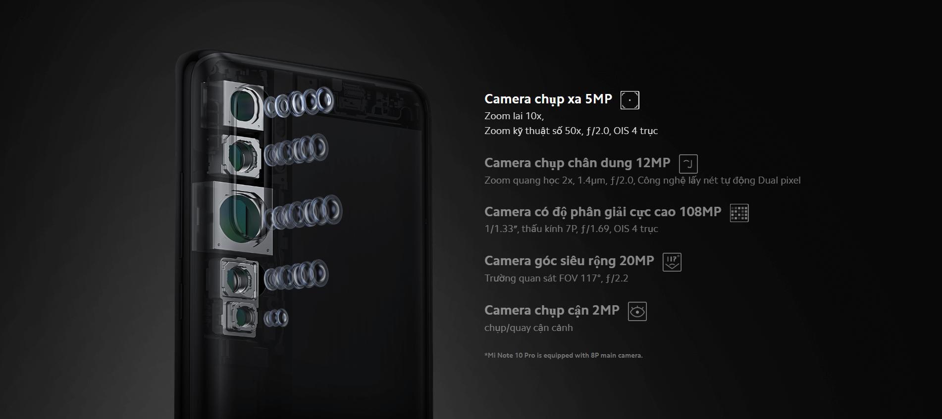 Mi Note 10 và Note 10 Pro - Camera