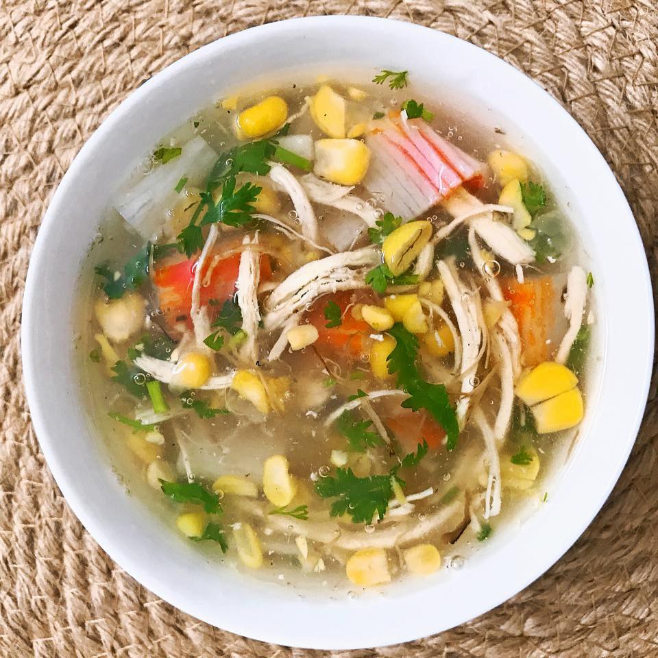 cách nấu súp cho bé ăn dặm - súp gà_2