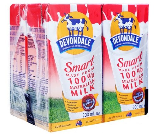 Sữa tươi không đường tách béo Devondale Smart đem tới chất dinh dưỡng và vị ngon đặc biệt