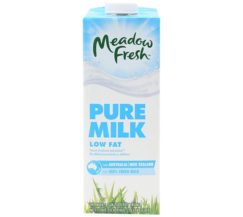 Sữa tươi tách béo Meadow Fresh với hàm lượng chất dinh dưỡng cao phù hợp với mọi đối tượng