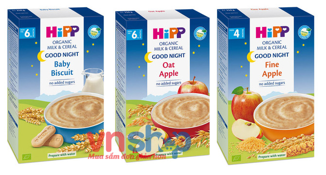 Bột chúc ngủ ngon HiPP Organic - Bột ăn dặm HiPP loại nào ngon