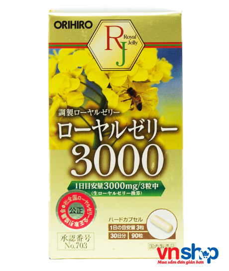 Sữa ong chúa Nhật Bản Orihiro 3000mg