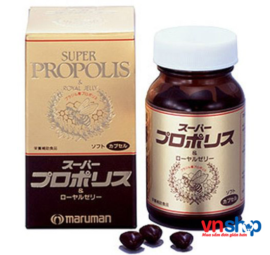 Sữa ong chúa Nhật Bản Maruman Super Propolis 1530mg 180 viên